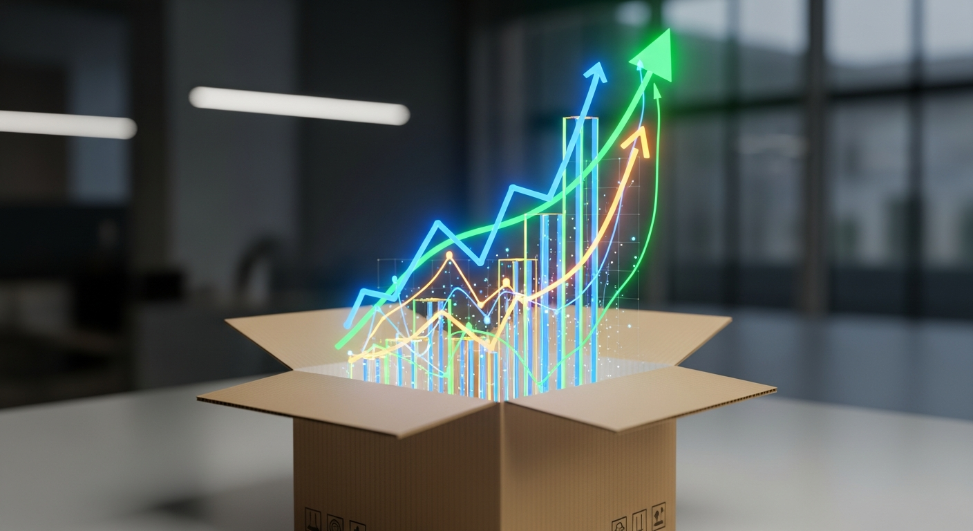 Dashboard showing blended fulfillment cost per order over time