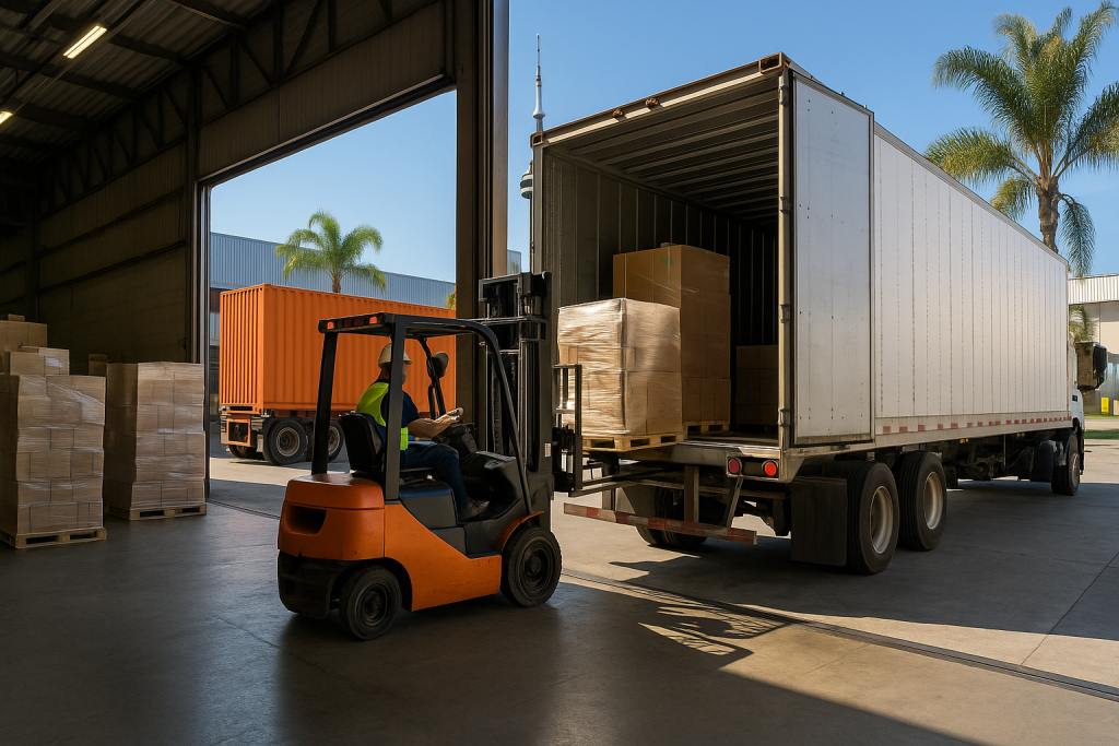 Cross-Docking Operations in Toronto and Los Angeles Warehouse
