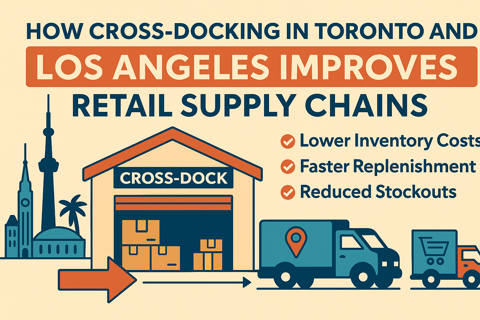 Cross-Docking Operations in Toronto and Los Angeles Warehouse
