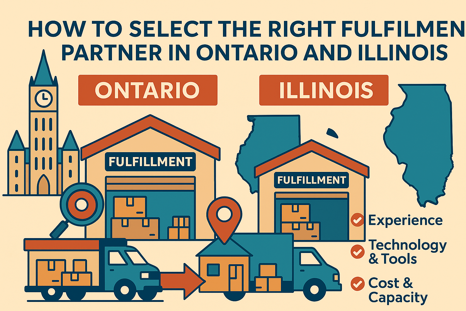Choosing the Best Fulfillment Partner in Ontario and Illinois – ByExpress Guide
