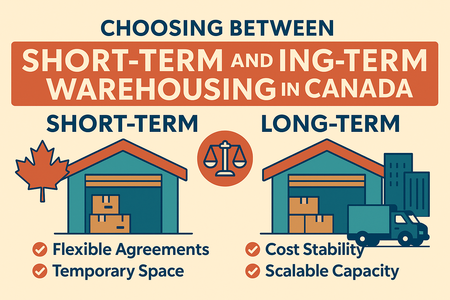Choosing Between Short-Term and Long-Term Warehousing in Canada