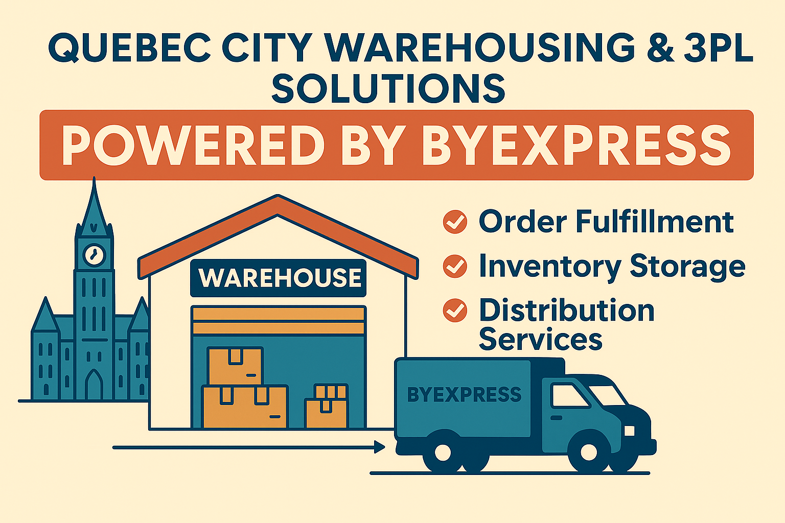 ByExpress Quebec City Warehousing and 3PL Services