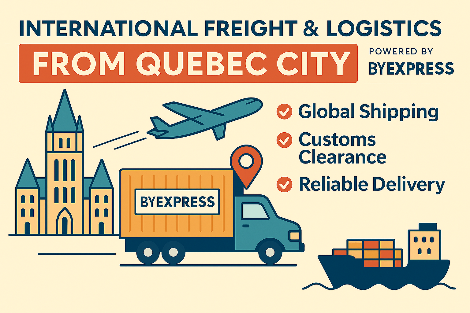 ByExpress Quebec City Global Shipping and Logistics Services