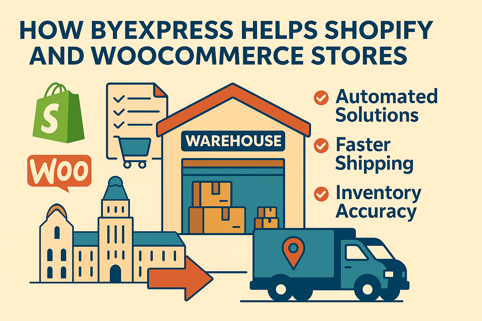 How ByExpress Helps Shopify and WooCommerce Stores Streamline Order Fulfillment