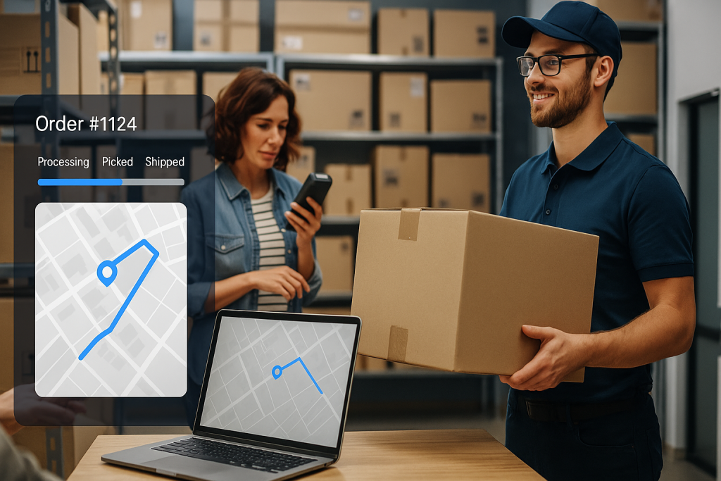 Real-Time Fulfillment Tracking Operations Scene