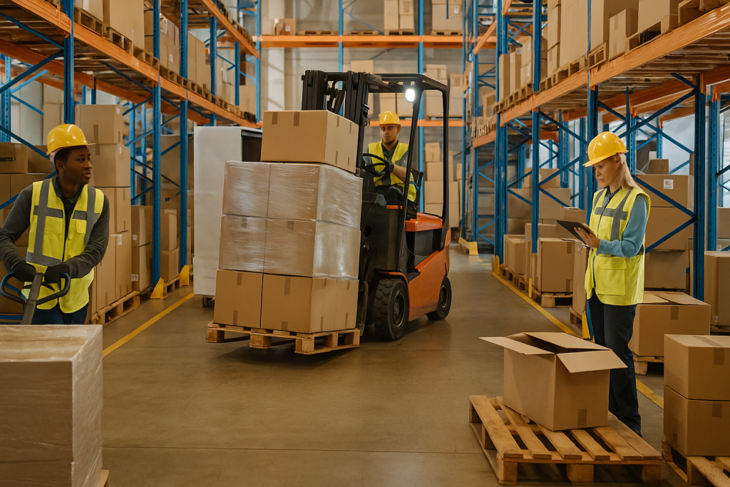 On-Demand Warehousing and Cross-Docking in Action
