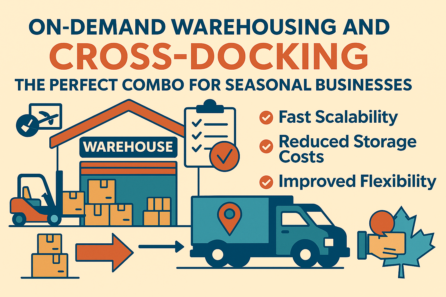 On-Demand Warehousing and Cross-Docking