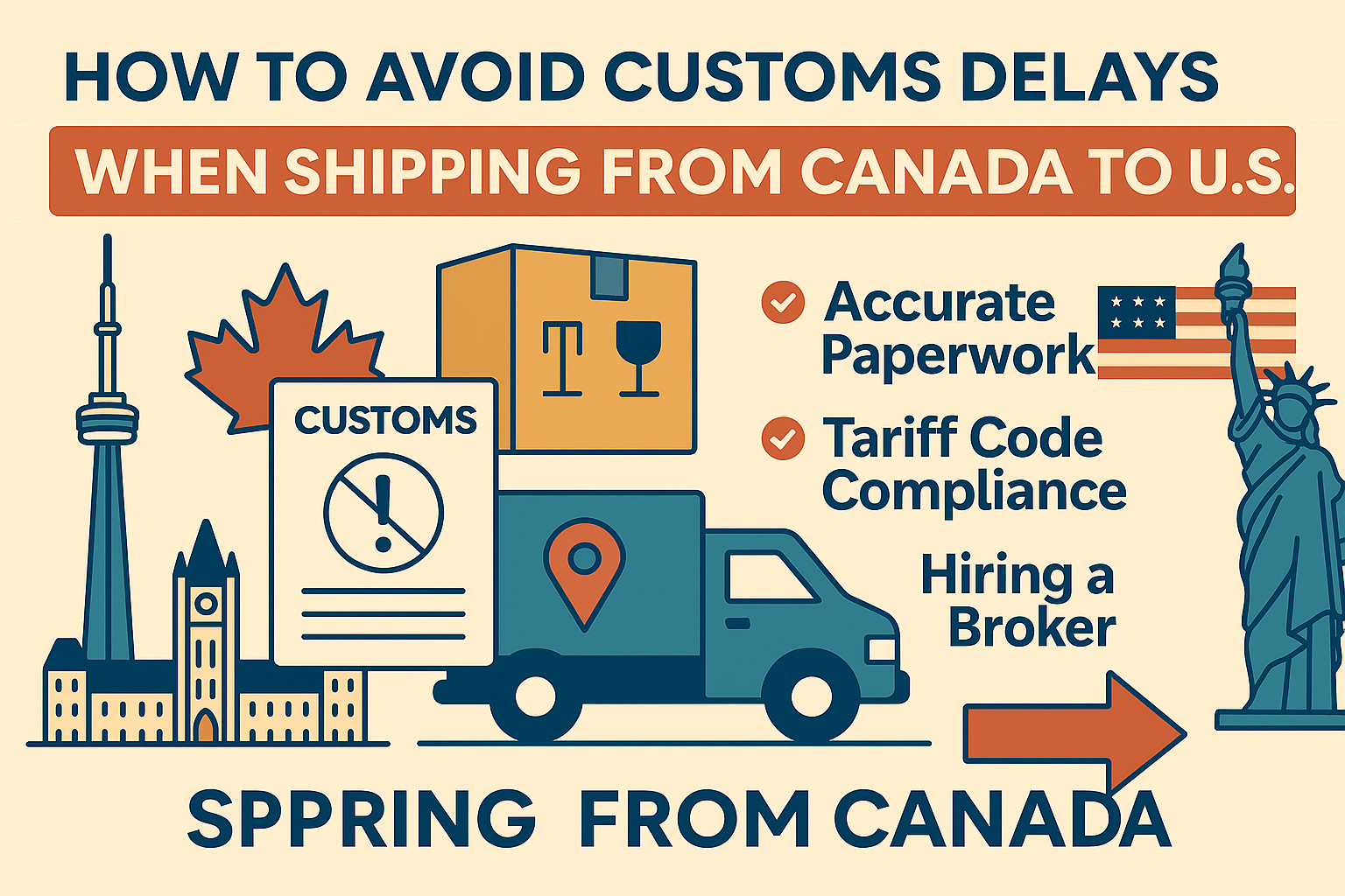 Avoid Customs Delays When Shipping From Canada to the U.S.