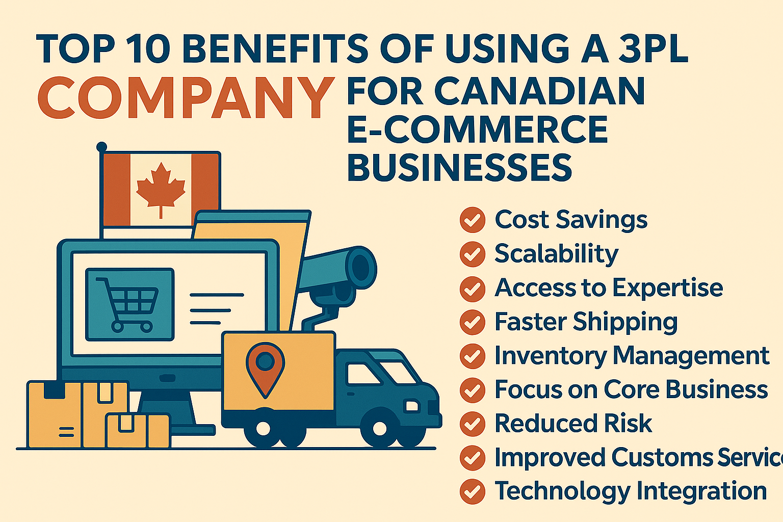 3PL, e-commerce, logistics, fulfillment, warehousing, Canada, supply chain