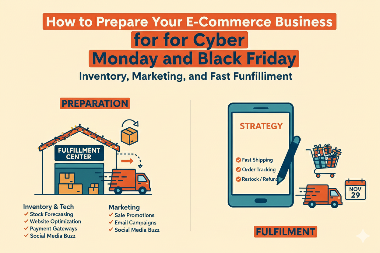 Prepare Your E-Commerce Business for Cyber Monday and Black Friday