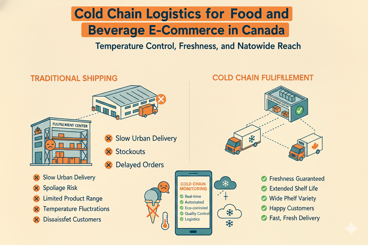Cold Chain Logistics for Food and Beverage E-Commerce in Canada