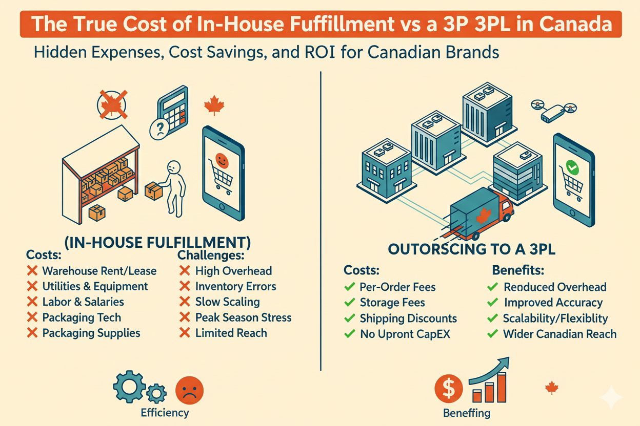 In-House Fulfillment vs Outsourcing