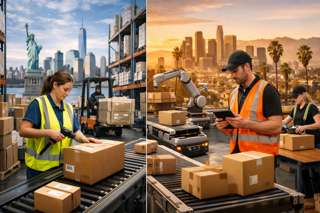 East Coast vs West Coast Fulfillment Services