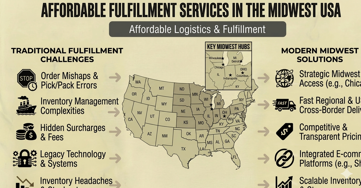 Affordable Fulfillment Services in the Midwest USA